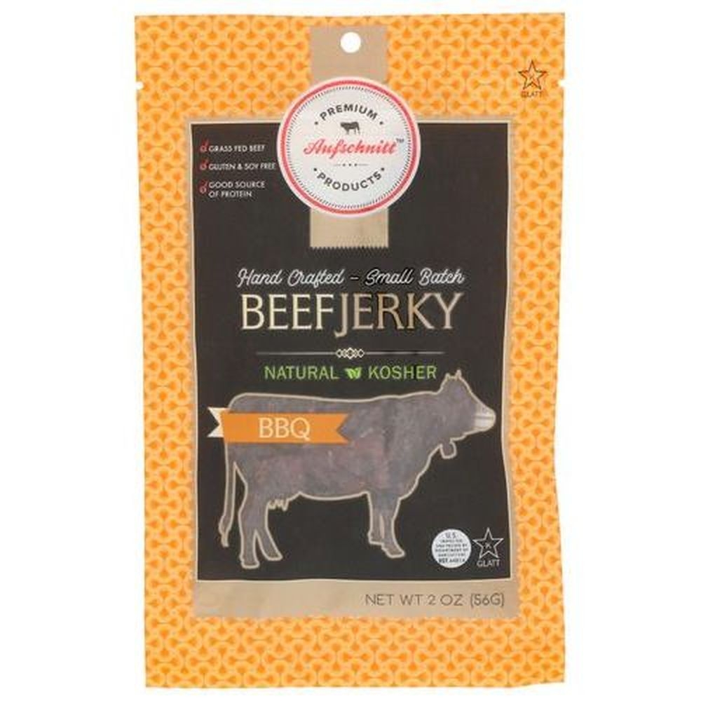 Aufschnitt BBQ Beef Jerky, 2 Ounce -- 12 per case
