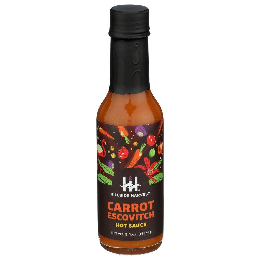 Hillside Harvest Carrot Escovitch Hot Sauce, 5 Fluid Ounce -- 6 per case