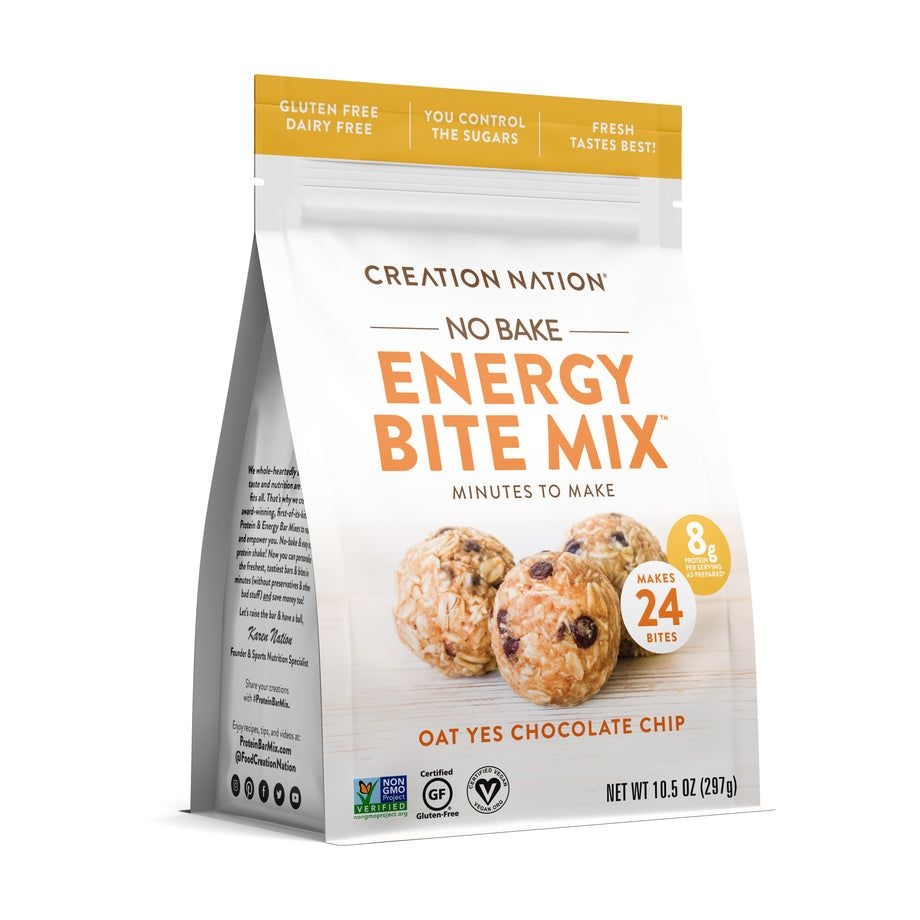 Creation Nation Chocolate Chip Energy Bite Mix, 10.4 Ounce -- 6 per case