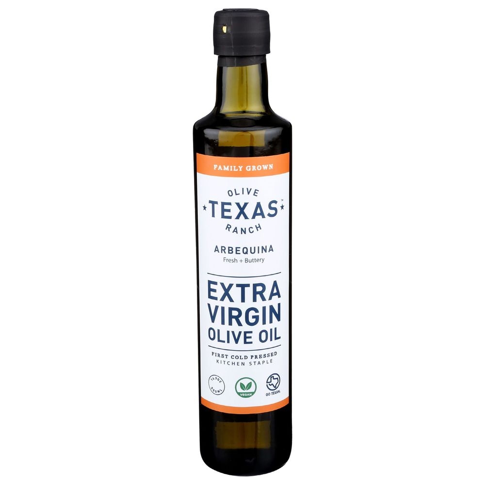 Texas Olive Ranch Arbequina Extra Virgin Olive Oil, 500 Milliliter -- 12 per case