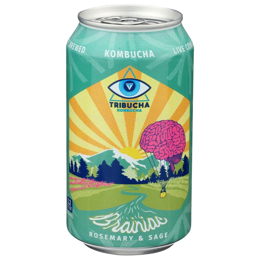 Tribucha Brainiac Kombucha, 12 Fluid Ounce -- 6 per case