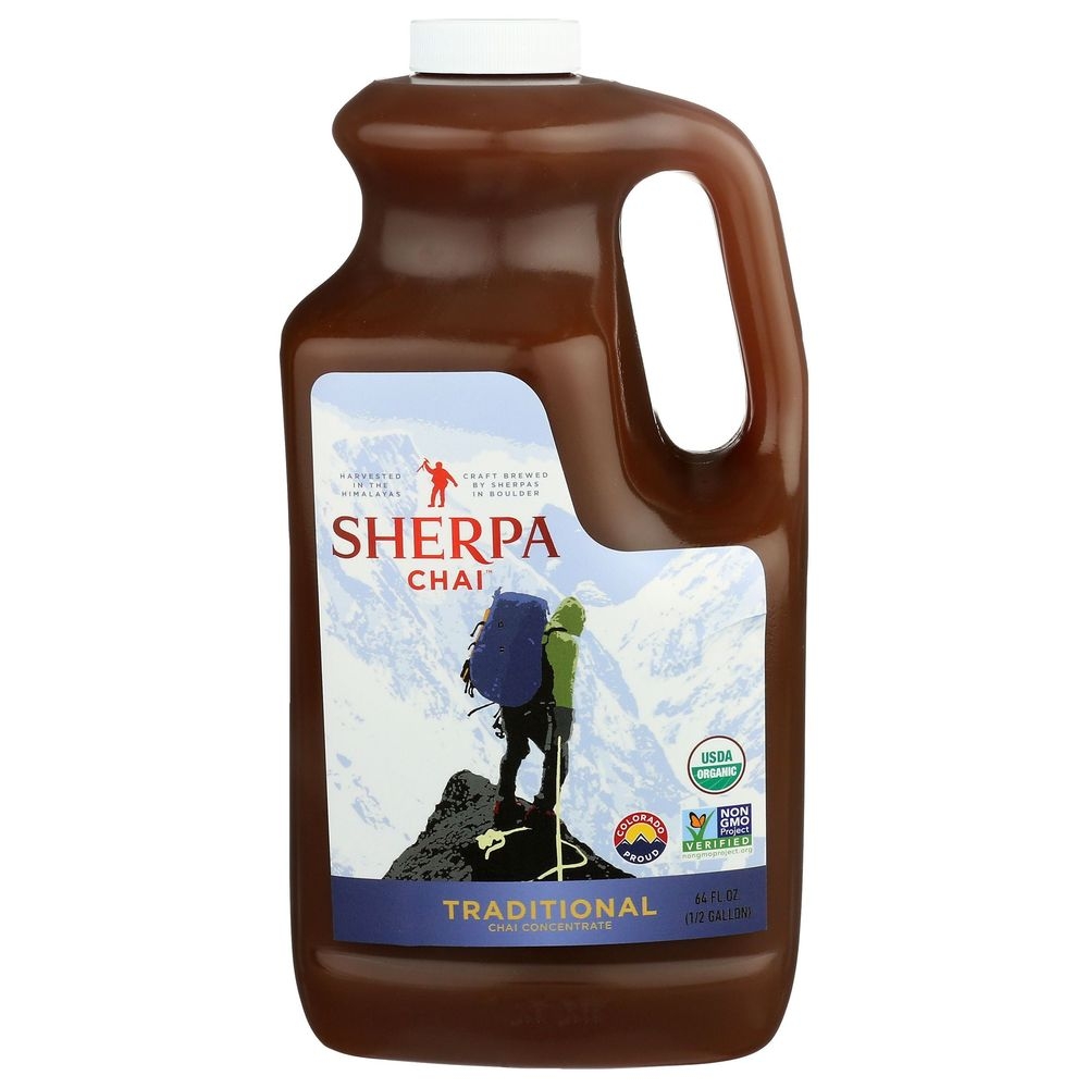 Sherpa Chai Traditional Chai Tea Concentrate, 64 Ounce -- 6 per case