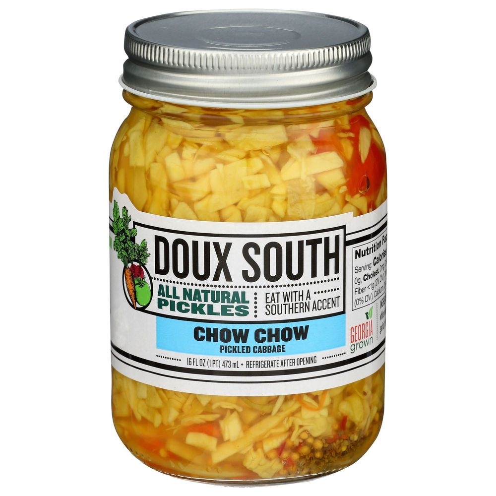 Doux South Chow Chow Pickled Cabbage, 16 Ounce -- 6 per case
