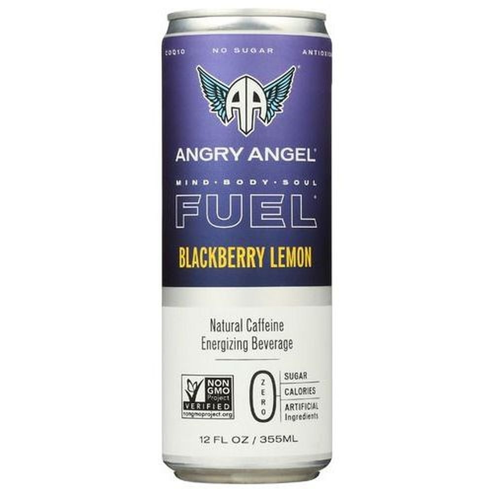 Angry Angel Blackberry Lemon Energy Drink, 12 Fluid Ounce -- 12 per case