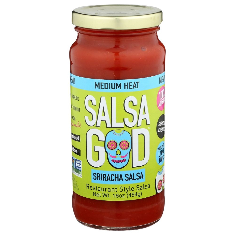Salsa God Sriracha Salsa, 16 Ounce -- 6 per case