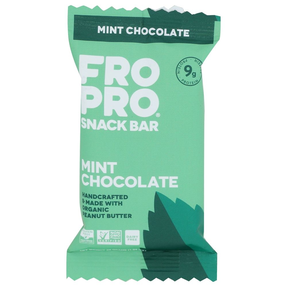 Fropro Mint Chocolate Snack Bar, 38 Gram -- 12 per case