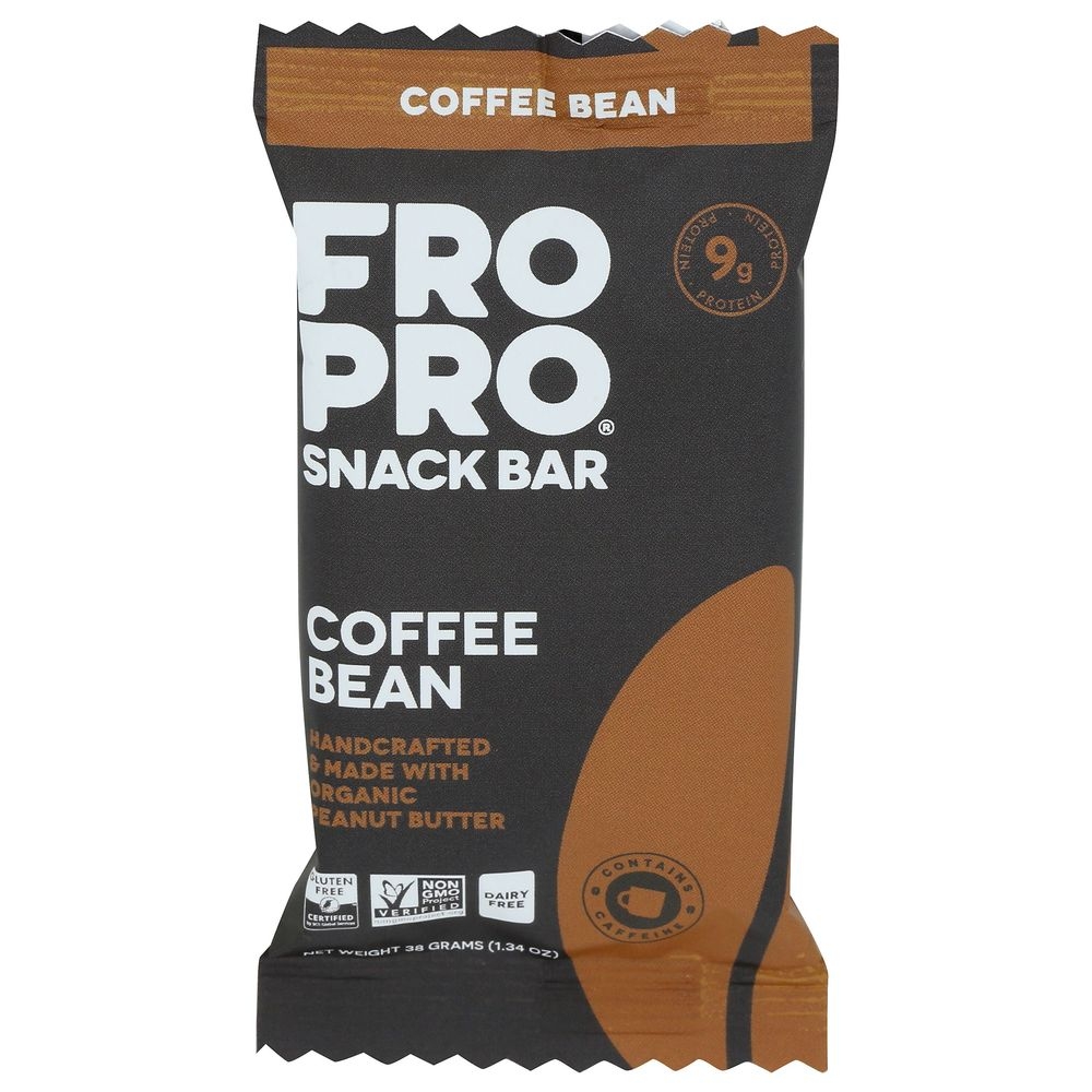 Fropro Coffee Bean Snack Bar, 38 Gram -- 12 per case