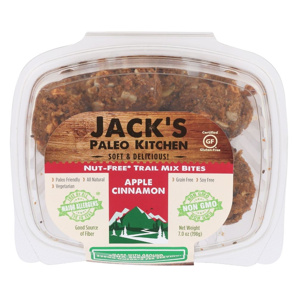 Jacks Paleo Kitchen Apple Cinnamon Trail Mix Bites, 7 Ounce -- 6 per case
