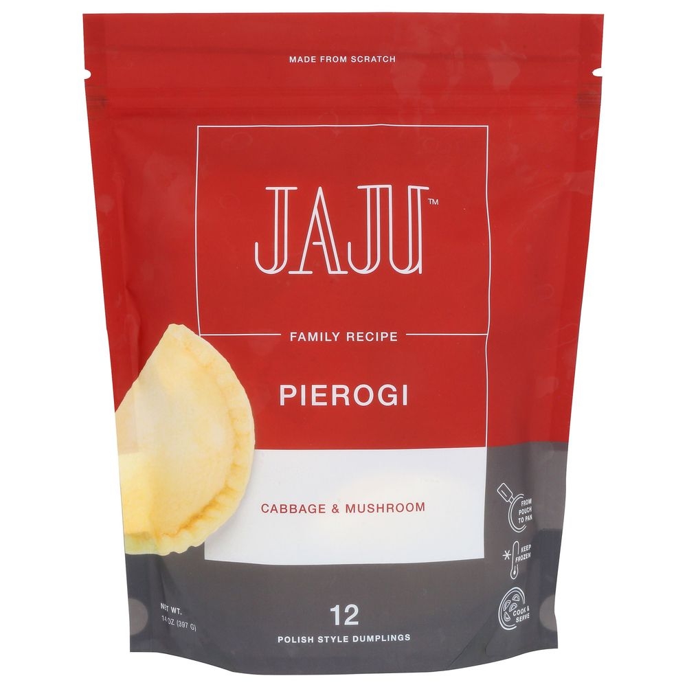 Jaju Cabbage and Mushroom Pierogi, 14 Ounce -- 6 per case