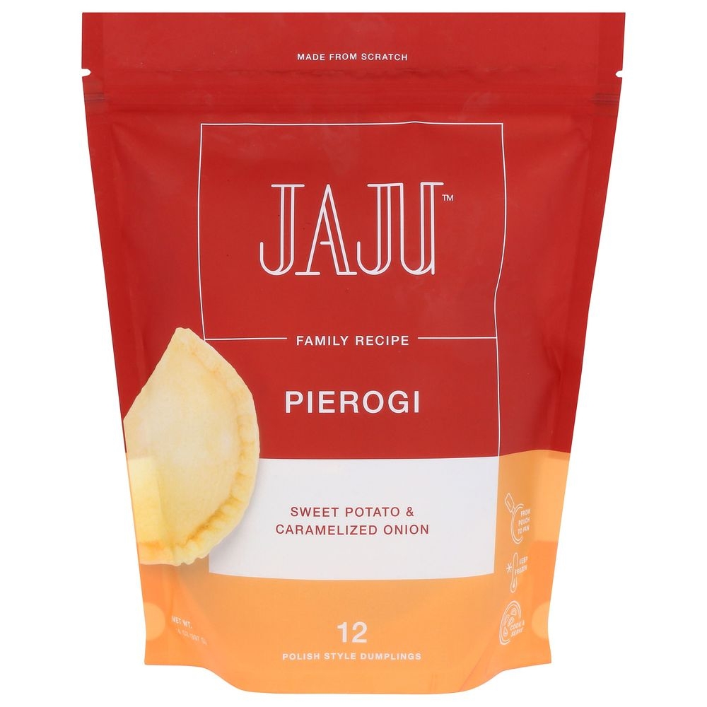 Jaju Sweet Potato and Caramelized Onion Pierogi, 14 Ounce -- 6 per case