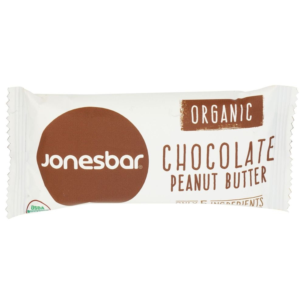 Jonesbar Organic Chocolate Peanut Butter Bar, 1.7 Ounce -- 12 per case