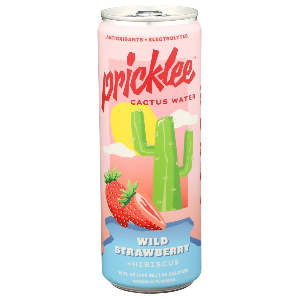 Pricklee Wild Strawberry Cactus Water, 12 Fluid Ounce -- 12 per case