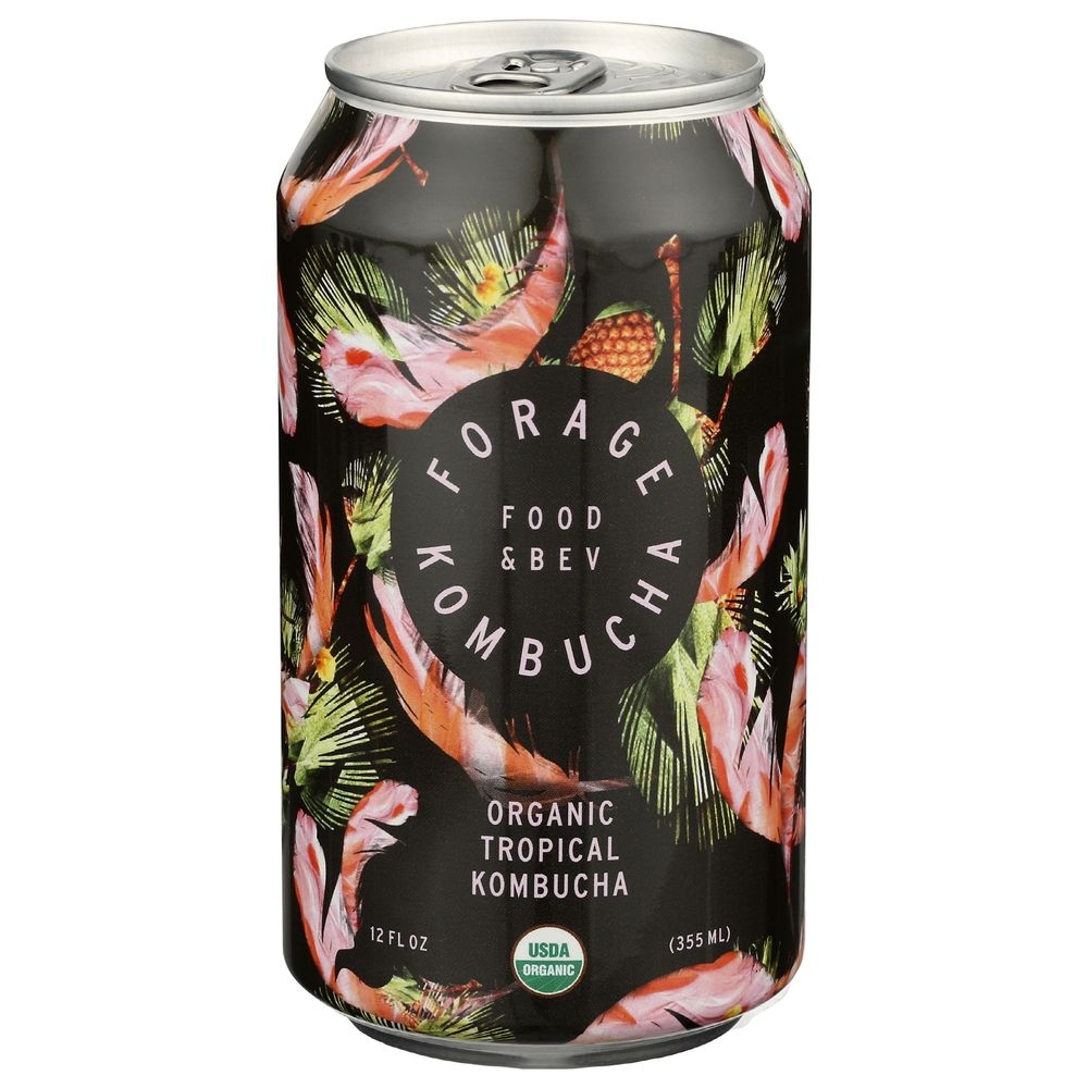 Forage Organic Tropical Kombucha, 12 Fluid Ounce -- 12 per case