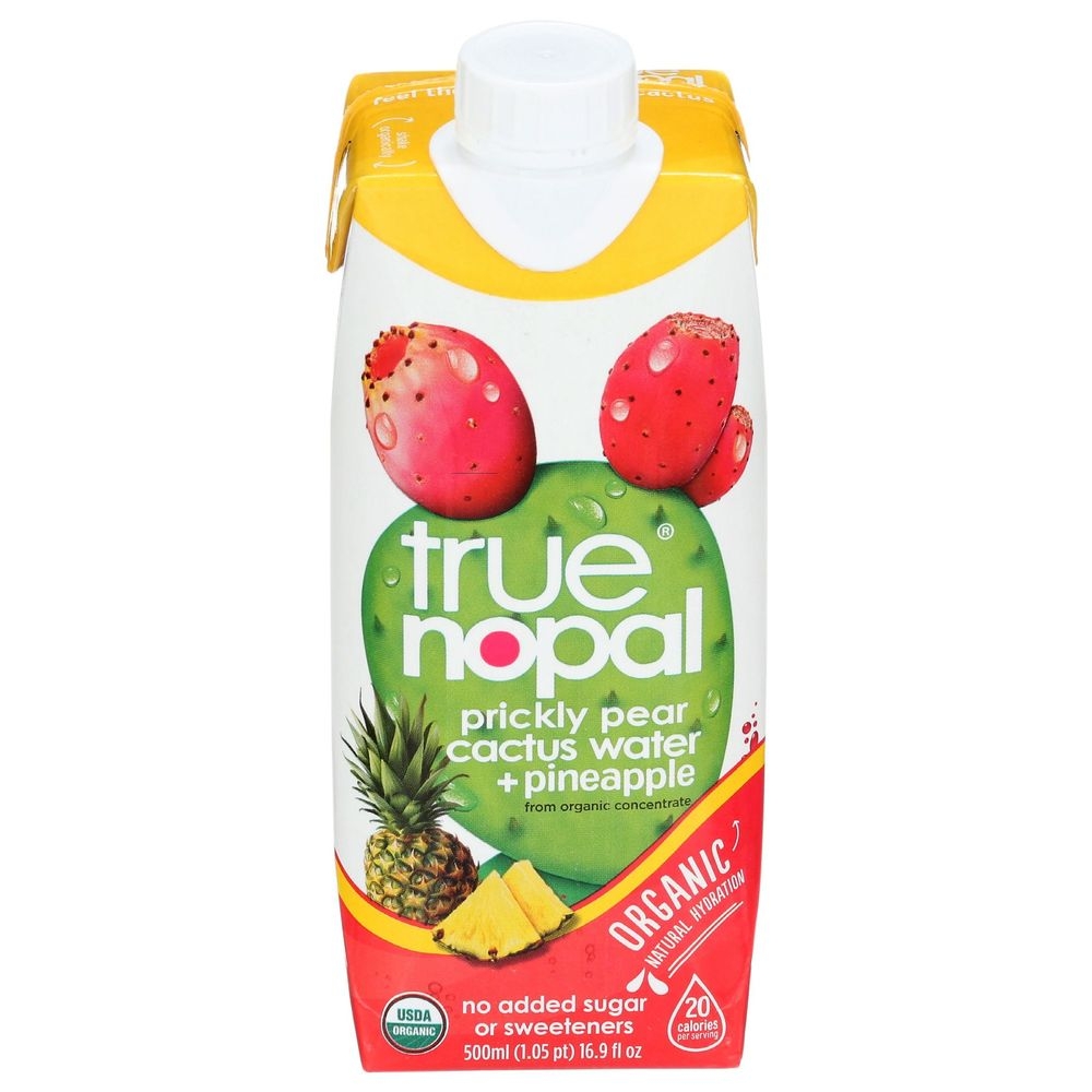 True Nopal Prickly Pear and Pineapple Cactus Water, 16.9 Fluid Ounce -- 12 per case