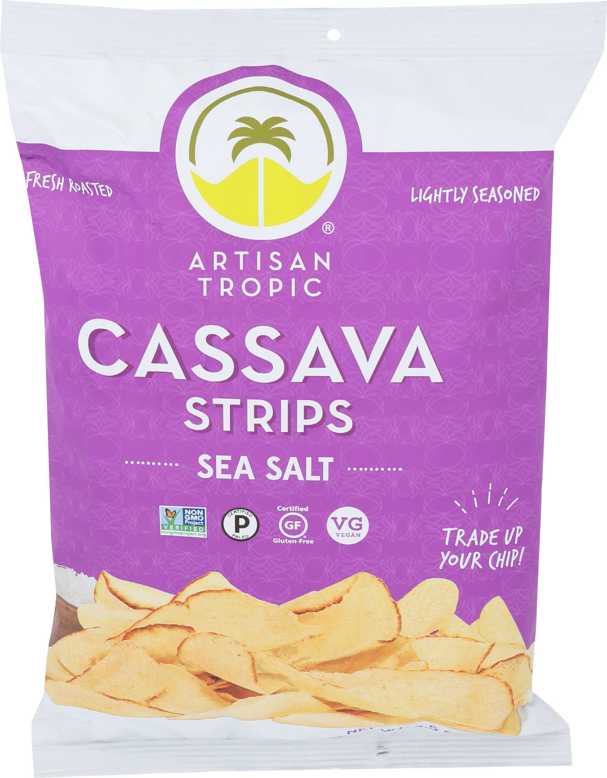 Artisan Tropic Sea Salt Cassava Chips, 4.5 Ounce -- 12 per case