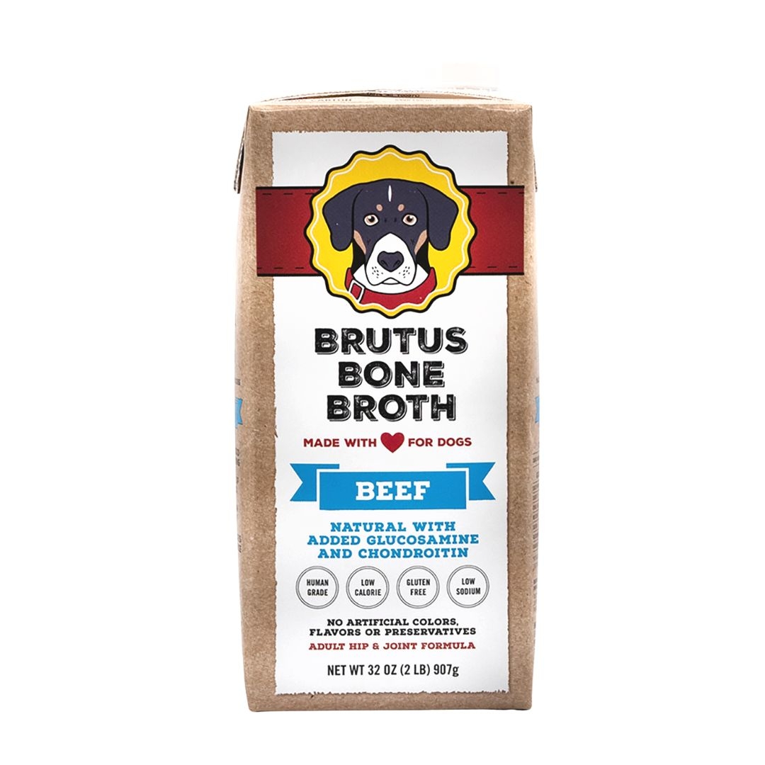 Brutus Beef Flavor Bone Broth for Dog, 32 Ounce -- 6 per case