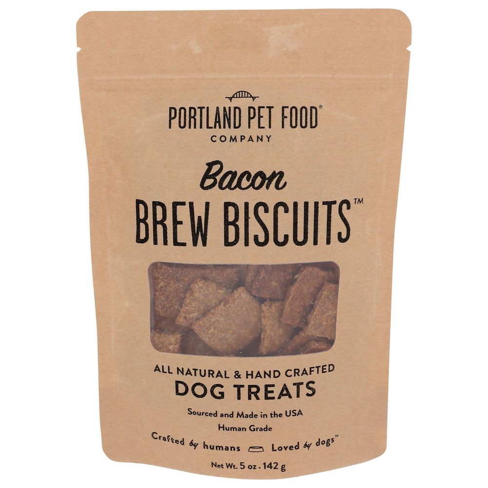 Portland Pet Food Bacon Brew Dog Biscuits, 5 Ounce -- 6 per case