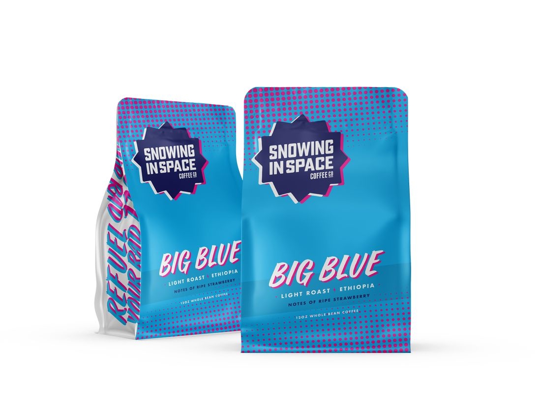 Snowing in Space Big Blue Cold Brew Coffee, 12 Ounce -- 12 per case