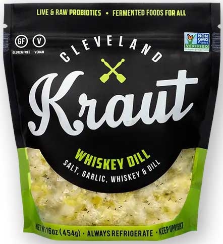 Cleveland Kraut Whiskey Dill Sauerkraut, 16 Ounce -- 6 per case
