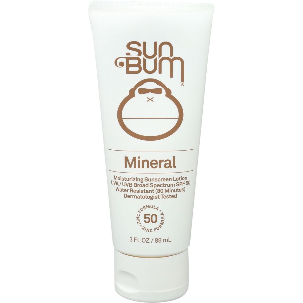 Sun Bum Mineral SPF 50 Sunscreen Lotion, 3 Fluid Ounce