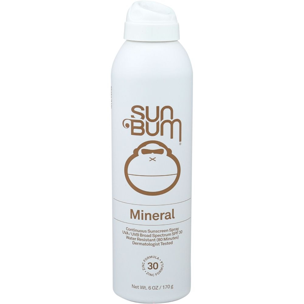 Sun Bum Mineral SPF 30 Sunscreen Spray, 6 Ounce