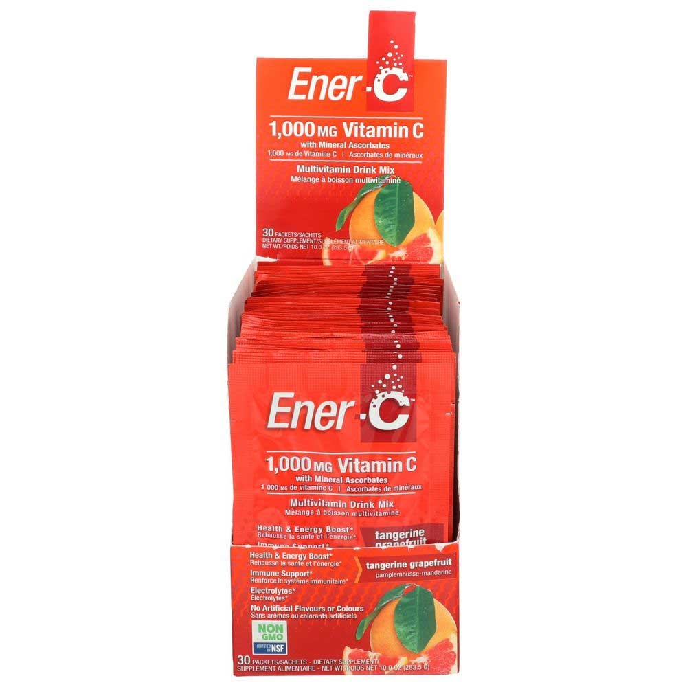 Ener-C 1000mg Vitamin C Tangerine Grapefruit Multivitamin Drink Mix - 30 count per pack