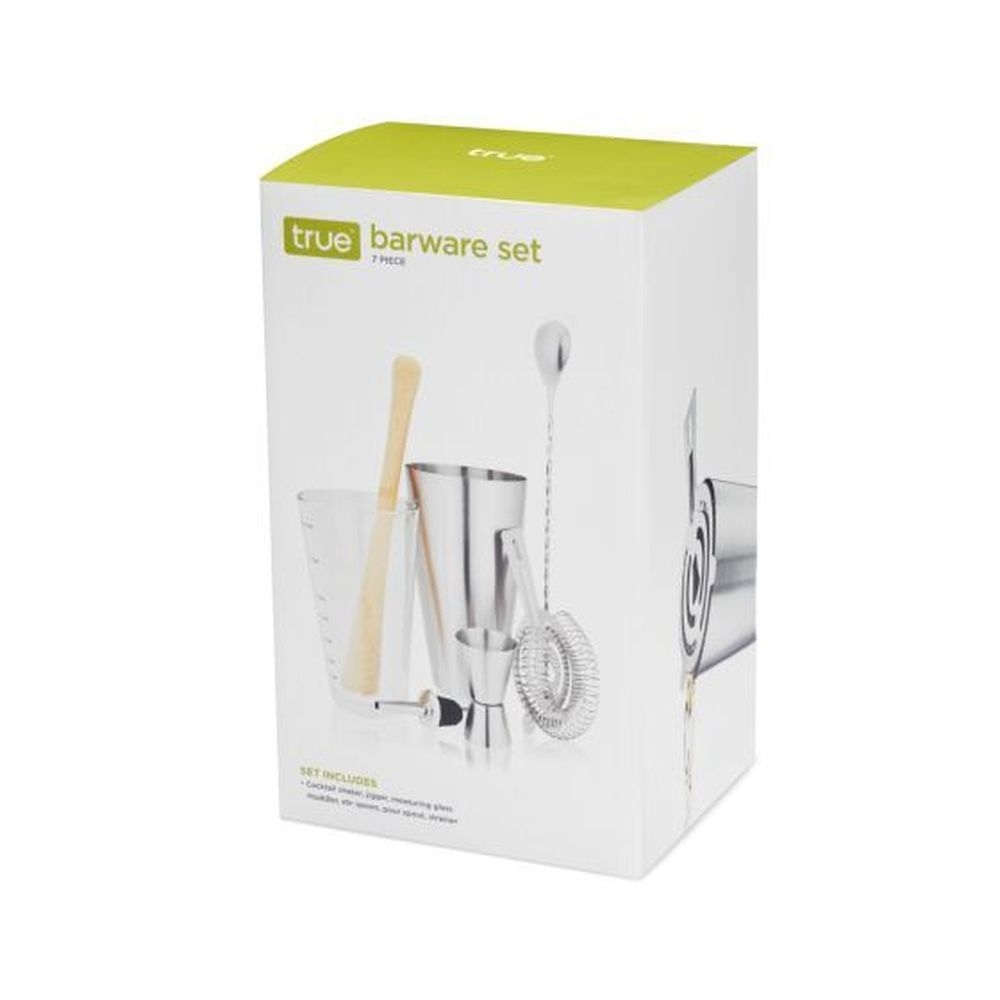 True 7 Piece Barware Set -- 12 per case