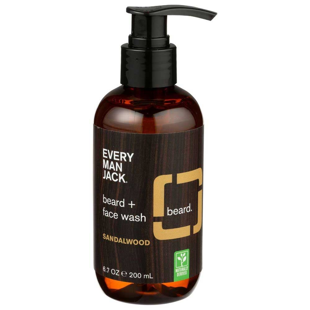 Every Man Jack Sandalwood Beard and Face Wash, 6.7 Ounce