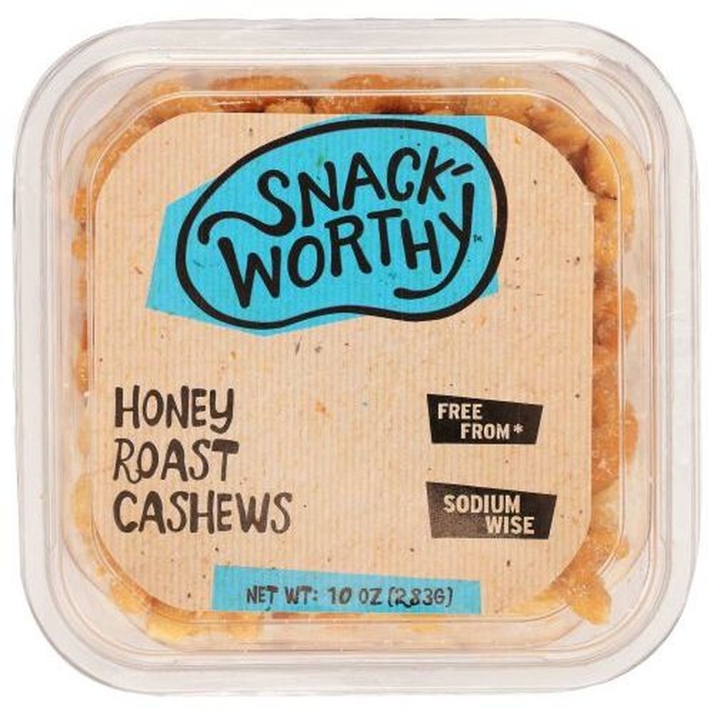 Snackworthy Honey Roast Cashew, 10 Ounce -- 12 per case
