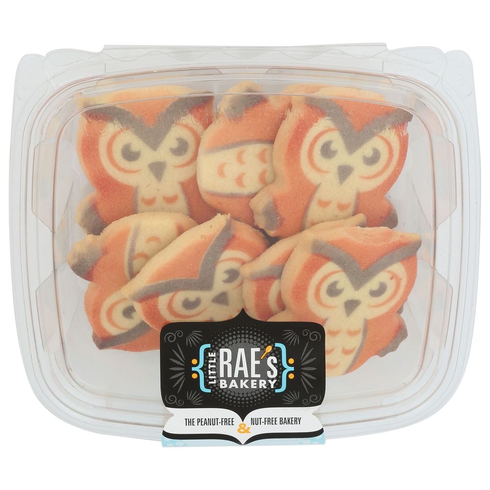 Little Raes Bakery Angry Owls Shortbread Cookies, 7.5 Ounce -- 12 per case