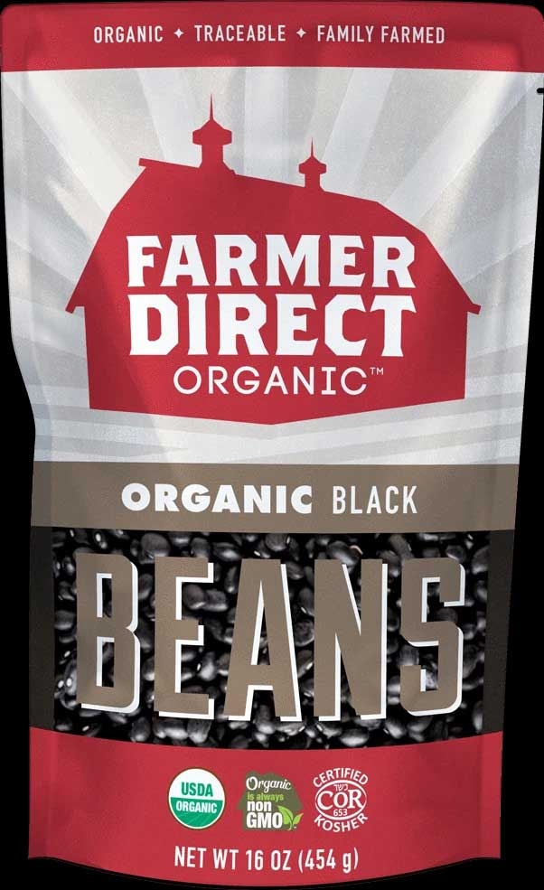 Farmer Direct Organic Black Bean, 1 Pound