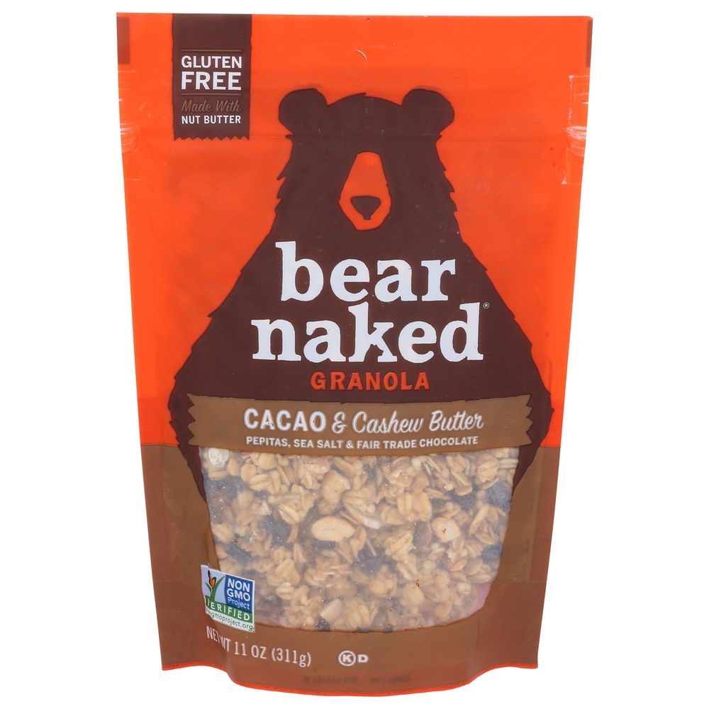 Bear Cacao and Cashew Butter Naked Granola, 11 Ounce -- 6 per case