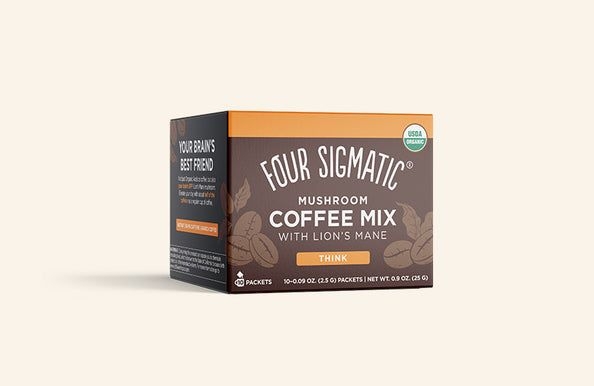 Four Sigmatic Think Mushroom Coffee Mix with Lions Mane, 0.9 Ounce