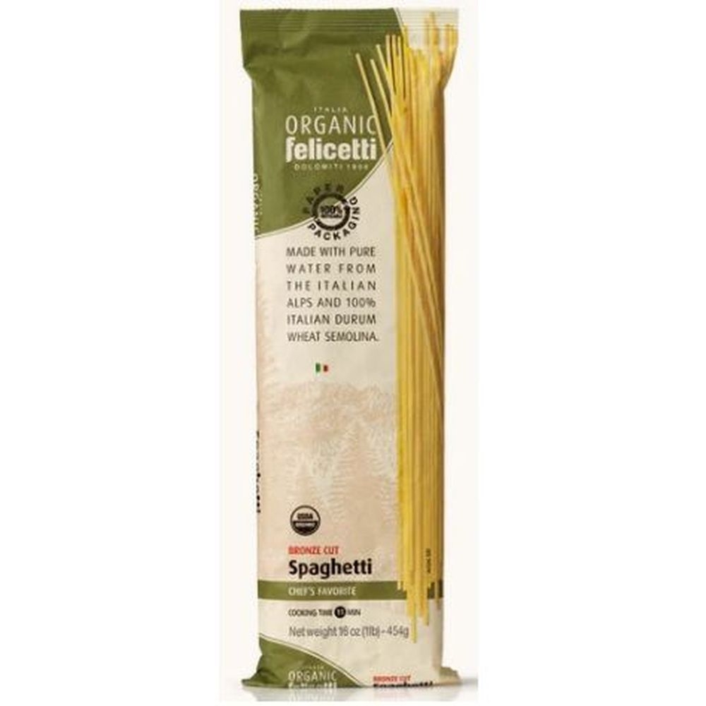 Felicetti Organic Spaghetti Pasta, 16.01 Ounce -- 12 per case