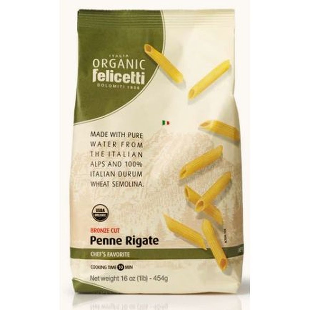 Felicetti Organic Penne Rigate Pasta, 16.01 Ounce -- 12 per case