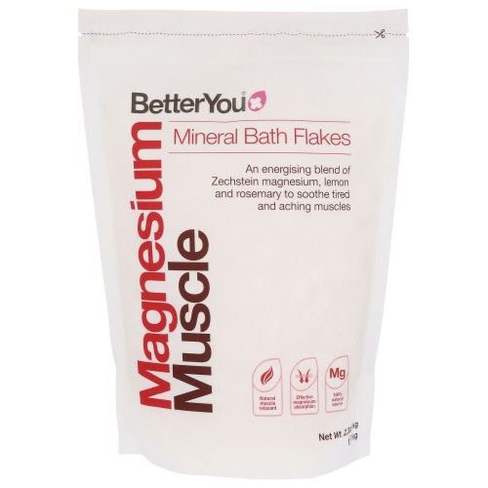 Betteryou Magnesium Muscle Bath Flakes, 35.27 Ounce