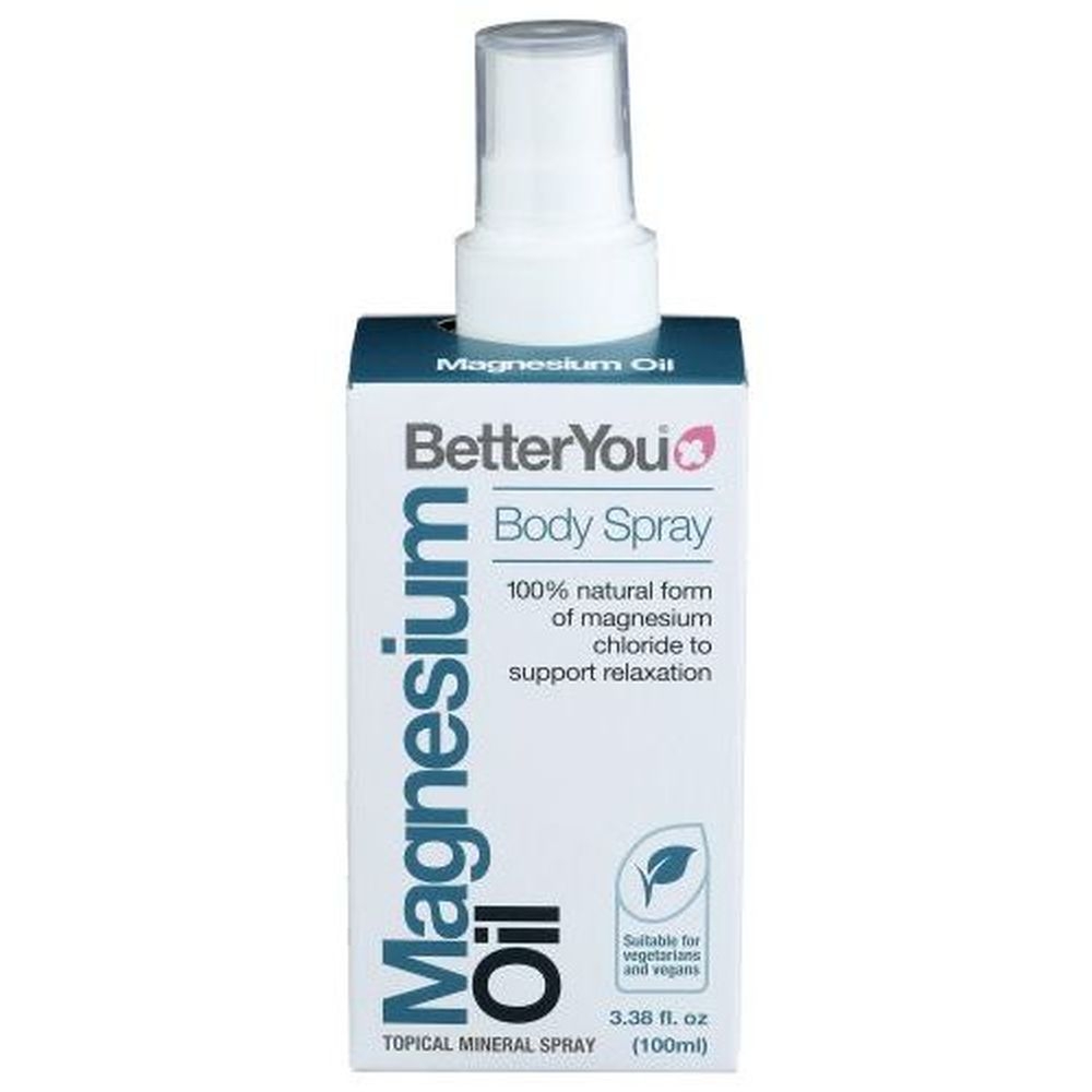 Betteryou Magnesium Oil Body Spray, 3.38 Fluid Ounce