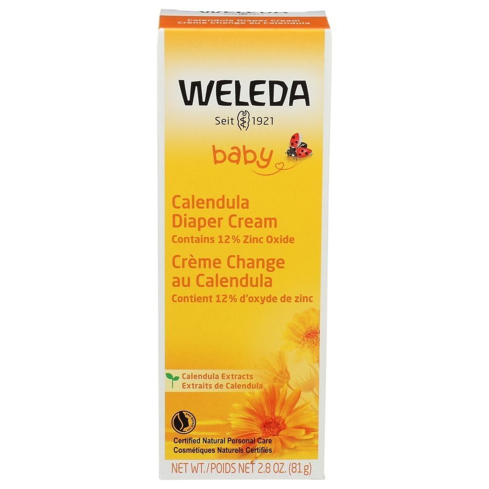 Weleda Diaper Care Calendula Diaper Rash Cream, 2.8 Ounce