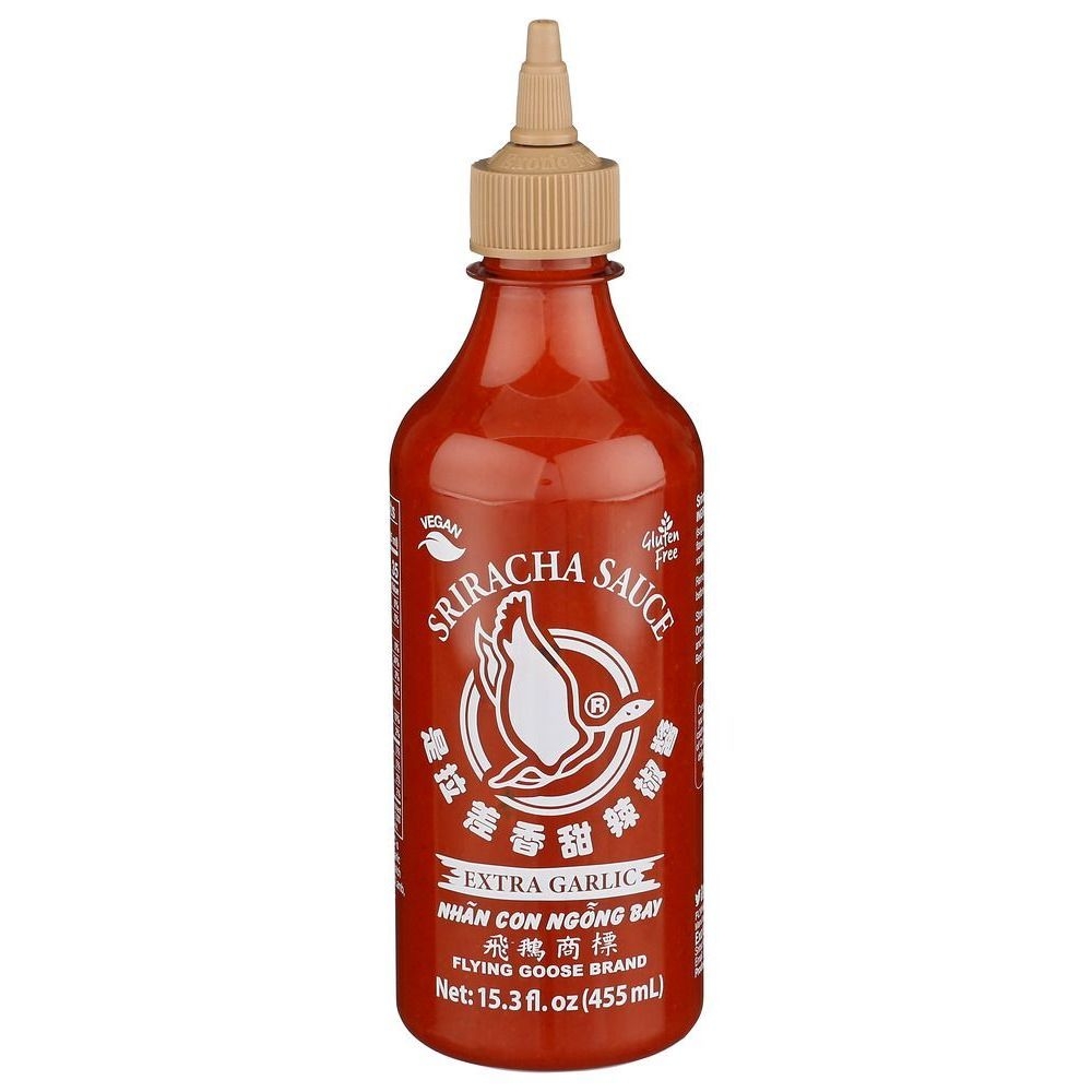 Flying Goose Extra Garlic Sriracha Sauce, 15.3 Ounce -- 12 per case