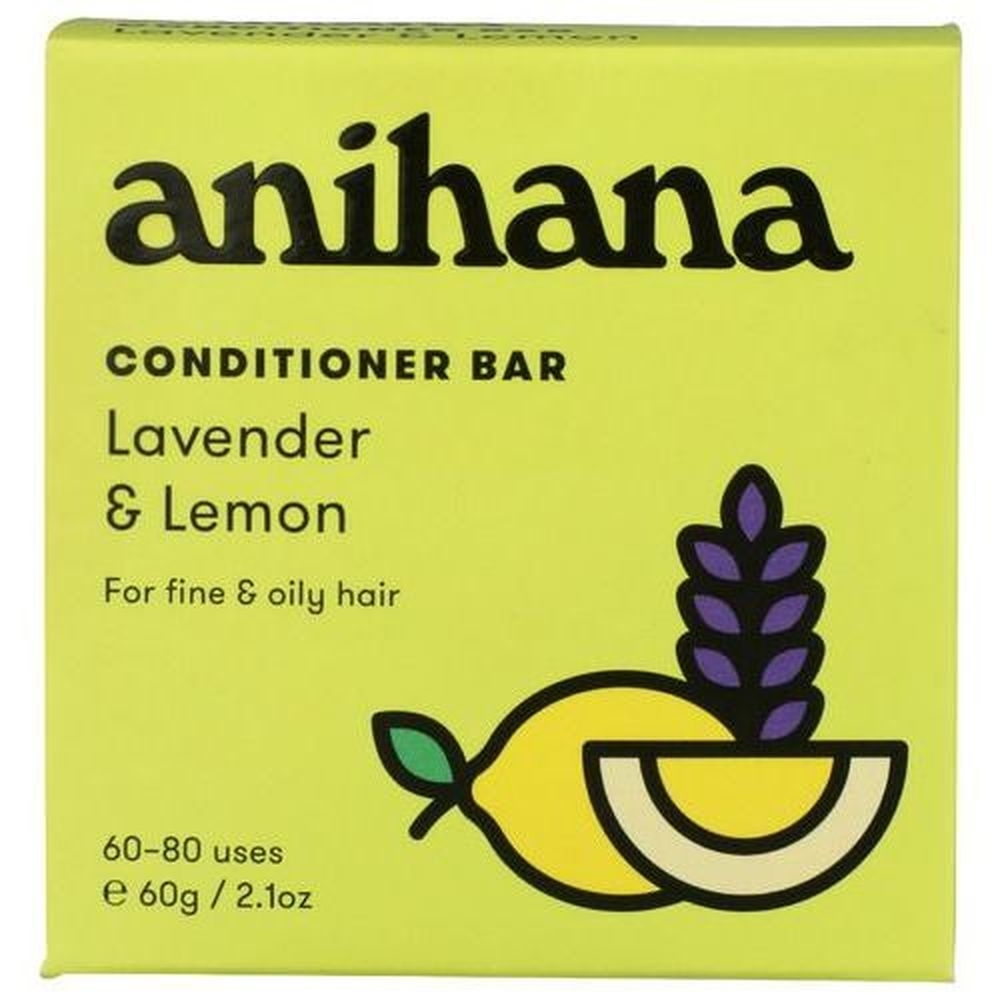 Anihana Lavender and Lemon Conditioner Bar, 60 Gram