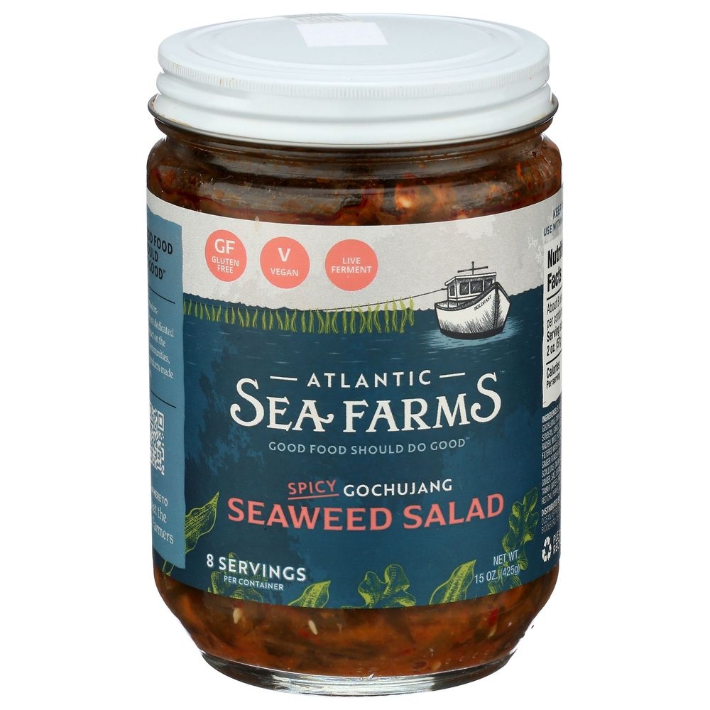 Atlantic Sea Farms Spicy Gochujang Seaweed Salad, 15 Ounce -- 6 per case