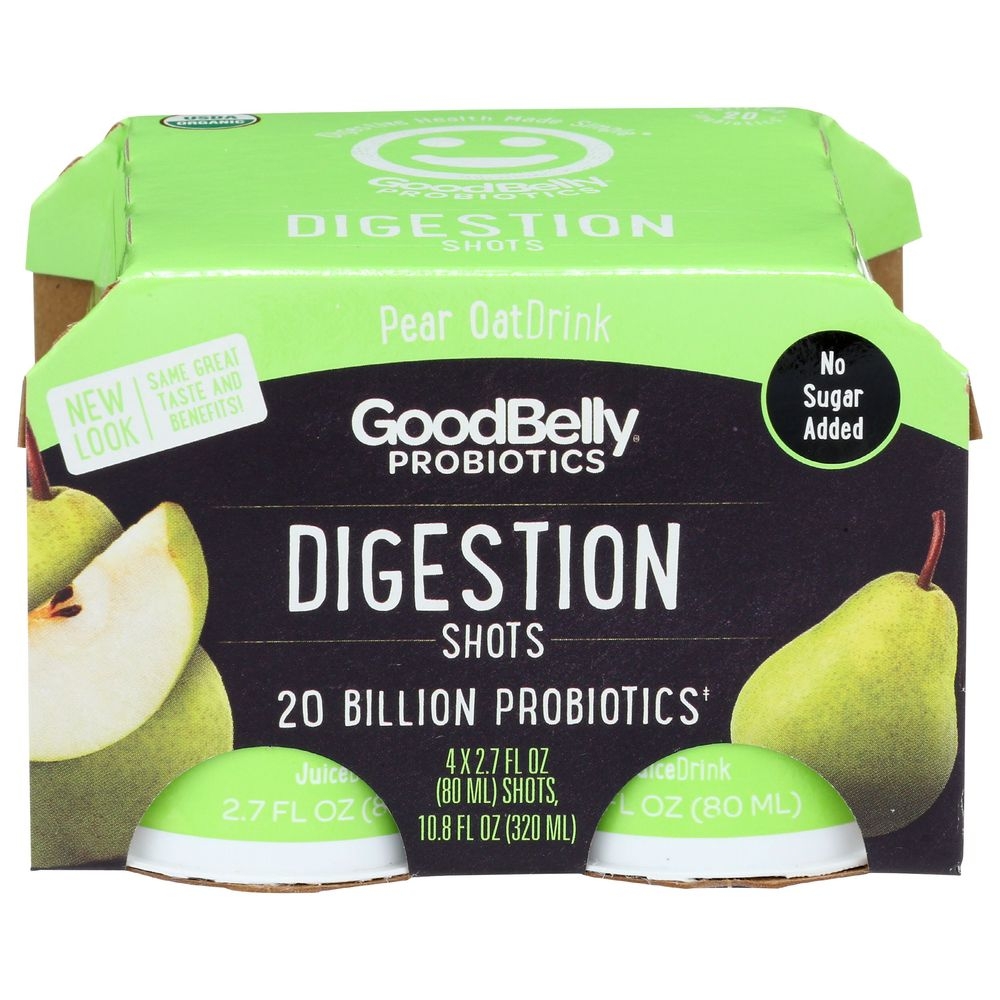 Good Belly Organic Original Probiotic Straight Shot, 2.7 Fluid Ounce -- 24 per case