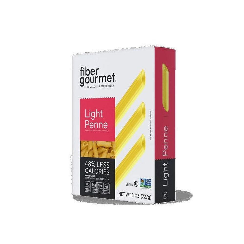 Fiber Gourmet Light Penne Pasta, 8 Ounce -- 12 per case