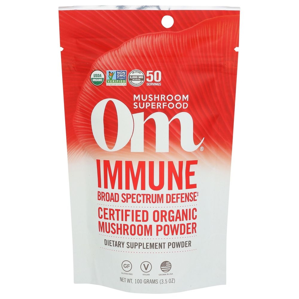 Om Organic Immune Mushroom Superfood Powder, 3.5 Ounce