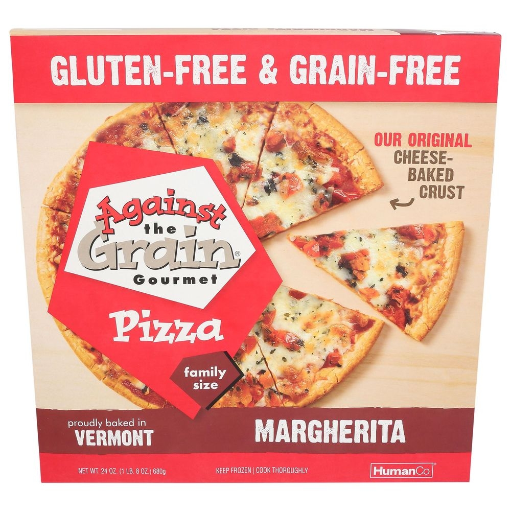 Against The Grain Gourmet 12 inch Pizzeria Margherita Pizza, 24 Ounce -- 6 per case