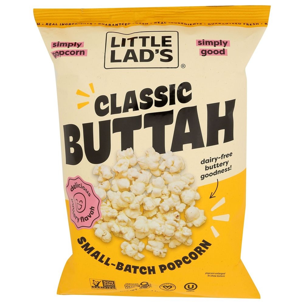 Little Lads Classic Buttah Popcorn, 5.4 Ounce -- 6 per case