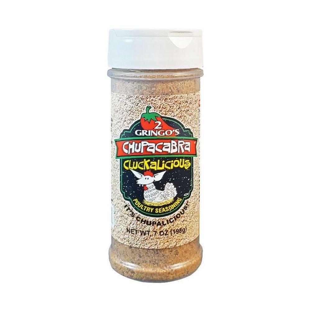 2 Gringos Chupacabra Cluckalicous Poultry Seasoning, 7 Ounce -- 6 per case