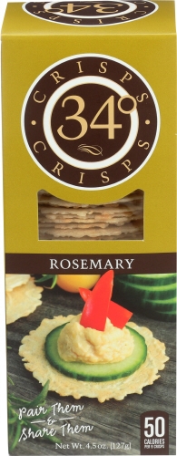 34 Degrees Rosemary Crispbread, 4.5 Ounce -- 12 per case