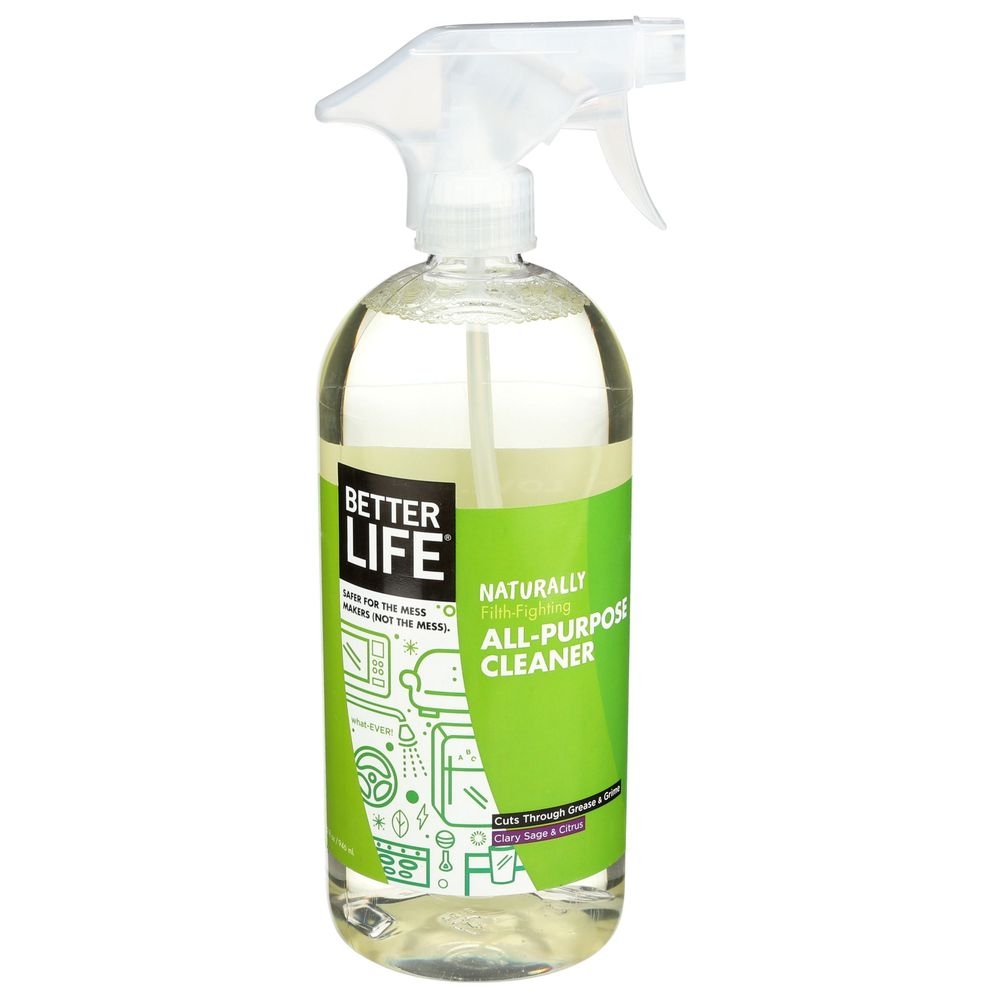 Better Life Clary Sage Citrus All Purpose Cleaner, 32 Fluid Ounce -- 6 per case