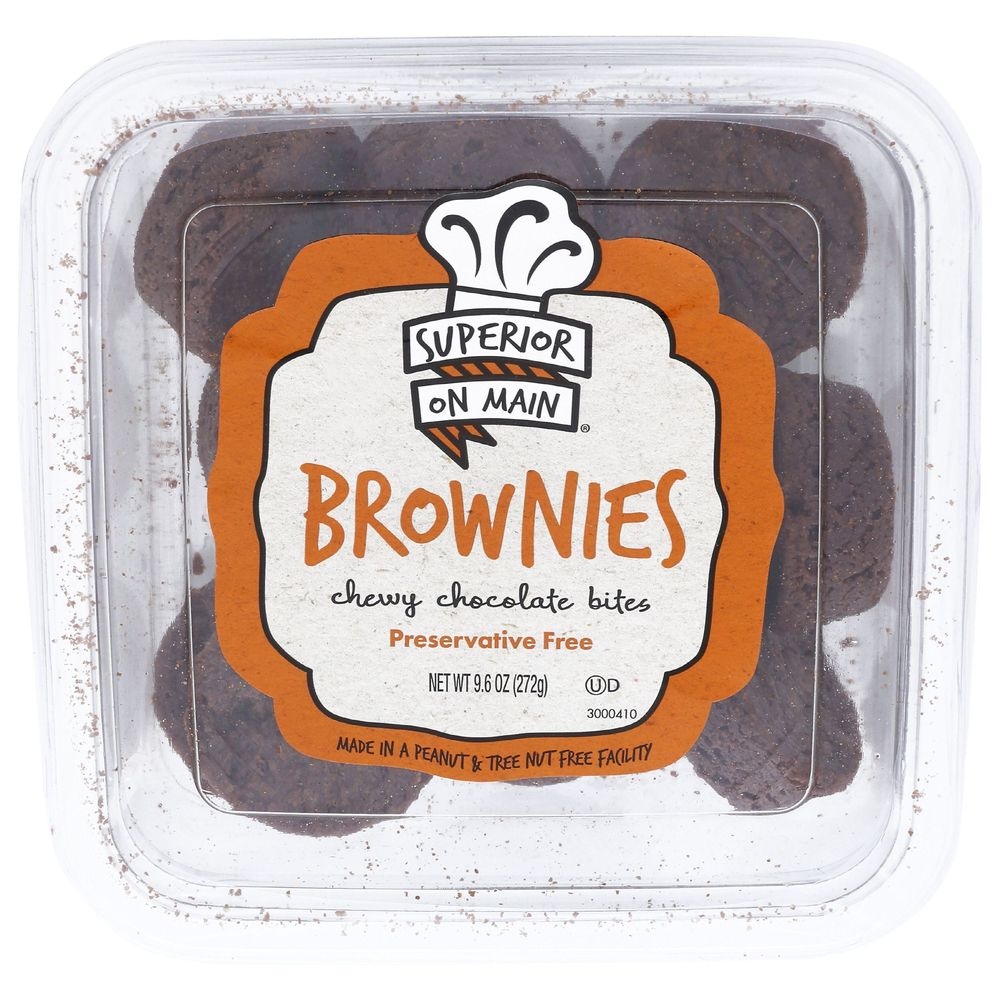 Superior On Main Chewy Chocolate Brownie Bites, 9.6 Ounce -- 18 per case
